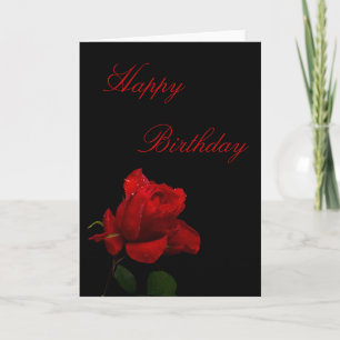 Roses Are Red Again Birthday Card