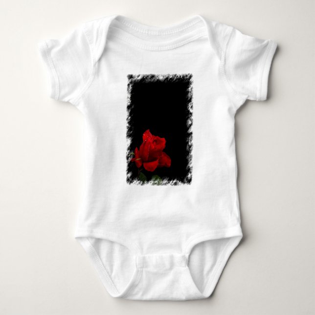 Roses Are Red Baby Bodysuit (Front)