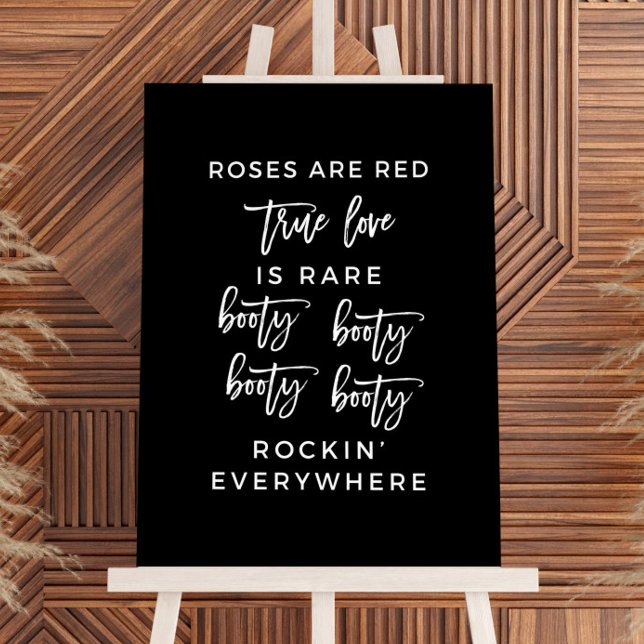 Roses Are Red Booty Rocking Wedding Dance Floor  Foam Board (Creator Uploaded)
