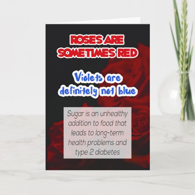Roses Are Red Card (Front)