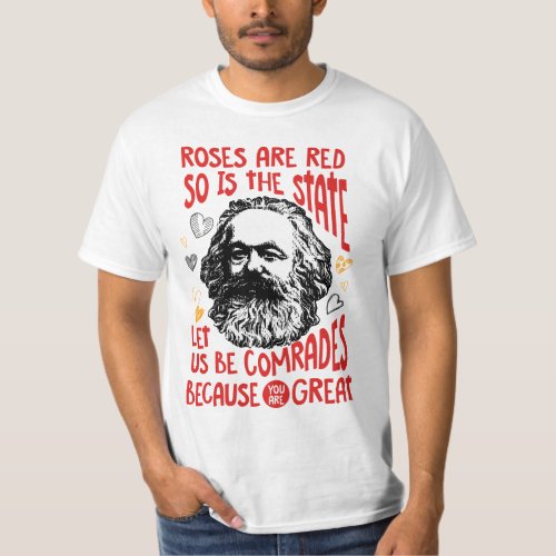 Roses Are Red So Is The State T_Shirt