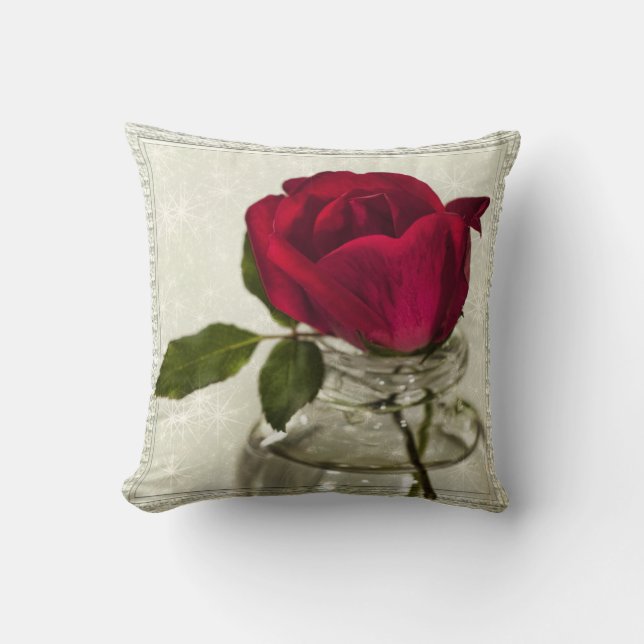 Roses are Red Throw Pillow (Front)
