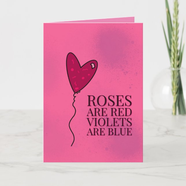Roses Are Red VDAY Card (Front)