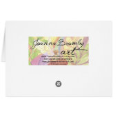 "Roses are Yellow" Card (Back Horizontal)