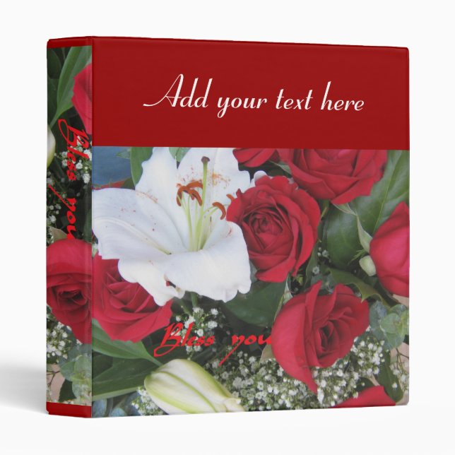Roses_ Avery Binder (Front/Spine)