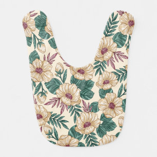 Roses Baby Bib