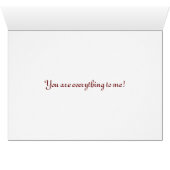 Roses & Baby Breath I Love You Card (Inside Horizontal (Bottom))