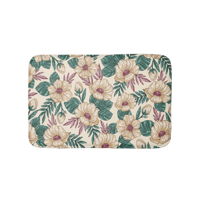 Roses Bath Mat (Front)
