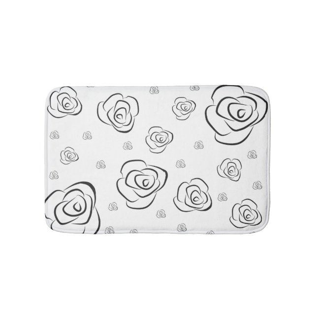 Roses Bath Mat (Front)