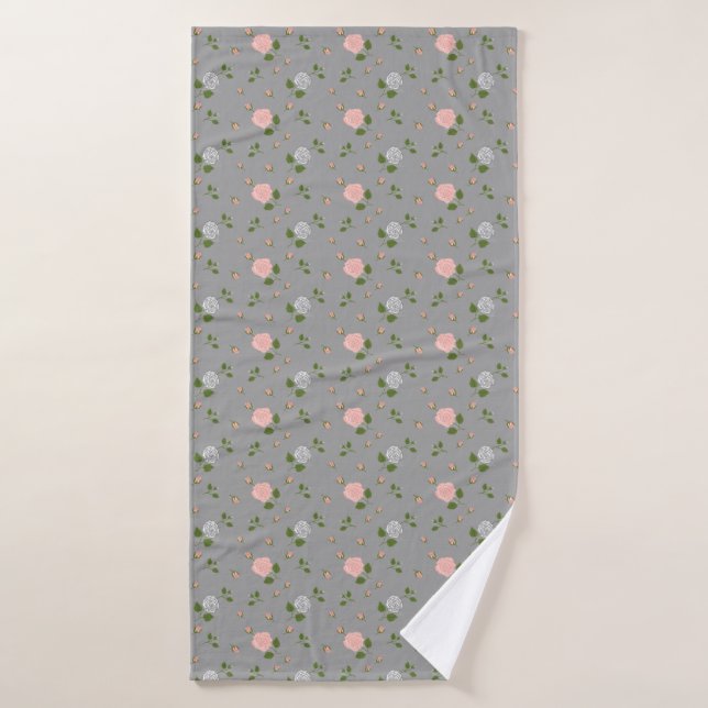 roses bath towel (Bath Towel)