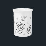 Roses Beverage Pitcher<br><div class="desc">Roses</div>