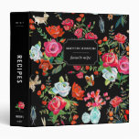 Roses black | Custom | Recipe Binder