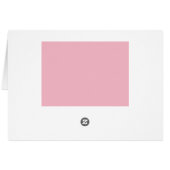 Roses Blossoms Photo Watercolor card (Back Horizontal)
