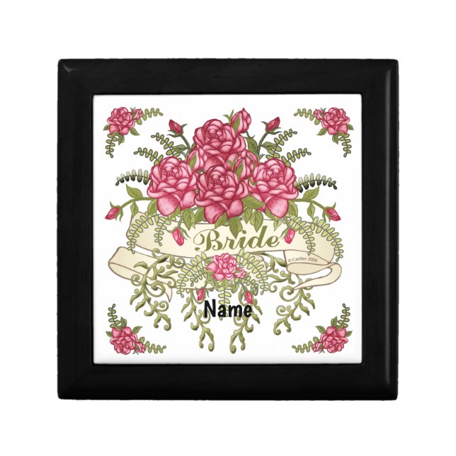 Roses Bride Wedding gift box (Front)