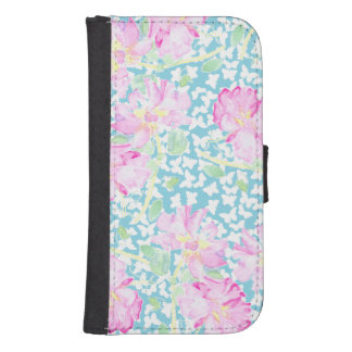 Roses, Butterflies Samsung Galaxy S4 Wallet Case