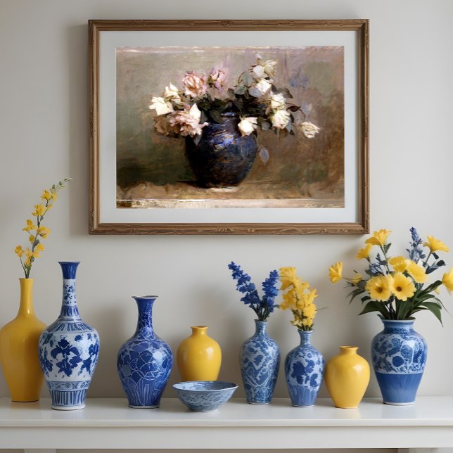 Roses by Abbott Handerson Thayer Poster (Creator Uploaded)