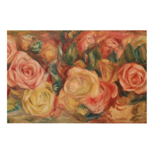 Roses by  Auguste Renoir Wood Wall Art