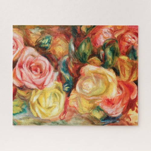 Roses by Pierre Auguste Renoir Jigsaw Puzzle