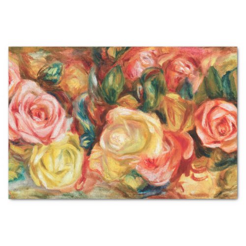 Roses by Pierre Auguste Renoir   Tissue Paper