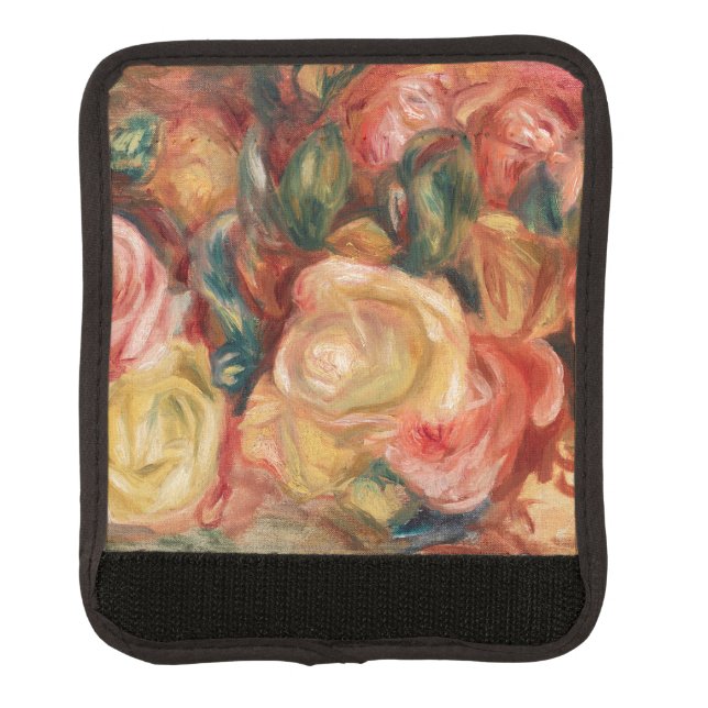 Roses by Renoir Impressionist Luggage Handle Wrap (Front)