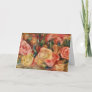 Roses by Renoir Impressionist Painting Card