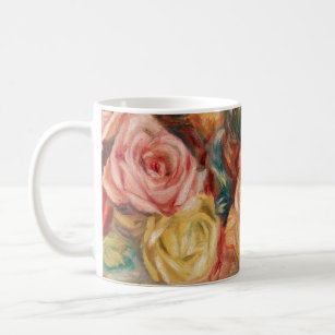 Roses by Renoir Impressionist Painting Coffee Mug