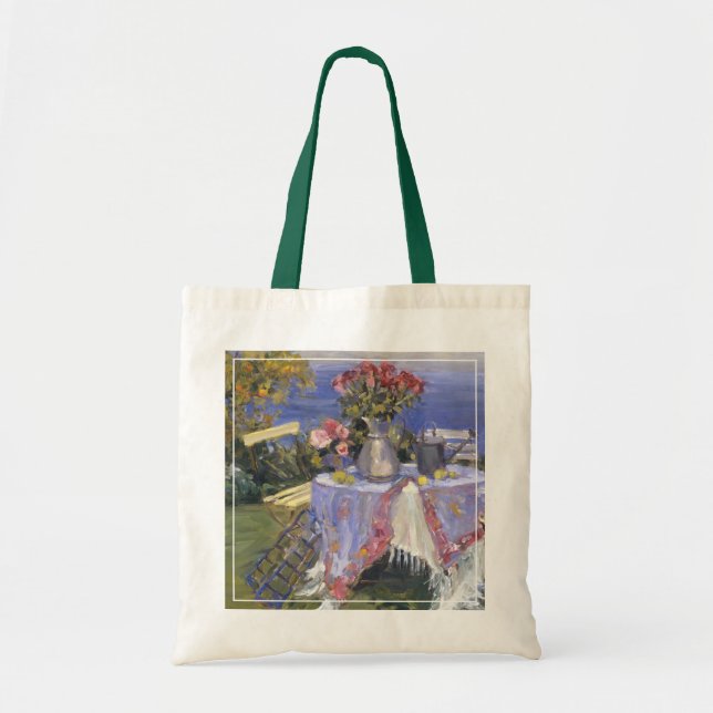 Roses by the Sea Tote Bag (Front)