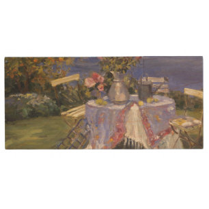 Roses by the Sea Wood USB Flash Drive
