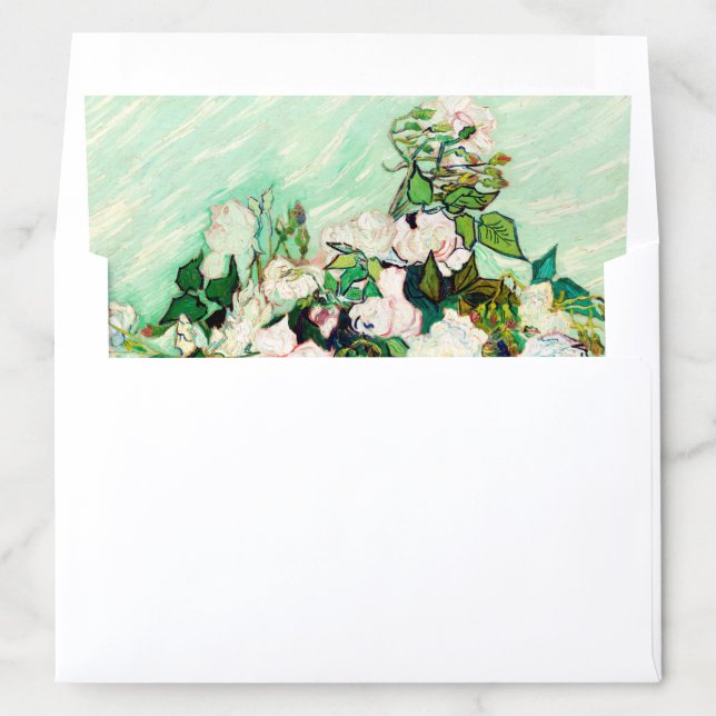 Roses by Vincent van Gogh Art Envelope Liner (In Envelope)