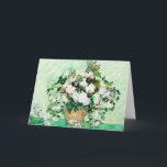 Roses by Vincent van Gogh  Card<br><div class="desc">Famous painting by Vincent van Gogh</div>