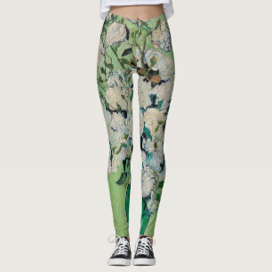 Roses by Vincent Van Gogh Leggings