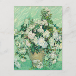 Roses by Vincent Van Gogh Postcard