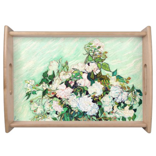 Roses by Vincent van Gogh Serving Tray