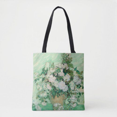 Roses by Vincent Van Gogh Tote Bag