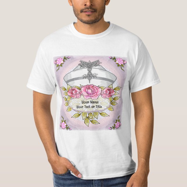 Roses caduceus nurse  T-Shirt (Front)