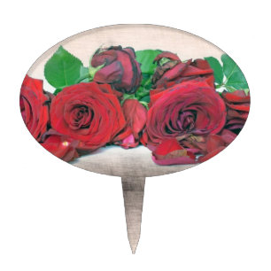 Roses Cake Topper