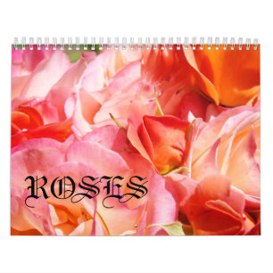 Roses Calendars custom Photography Floral Calendar