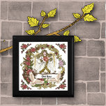 Roses Christian Angel  Gift Box<br><div class="desc">Roses Angel gift box by ArtMuvz Illustration. Matching Customizable angel gifts and apparel. Angel gifts are a thoughtful and meaningful way to show someone you care. Whether you're looking for a gift for a friend, family member, or loved one, there's an angel gift that's perfect for them.Angel gifts can be...</div>