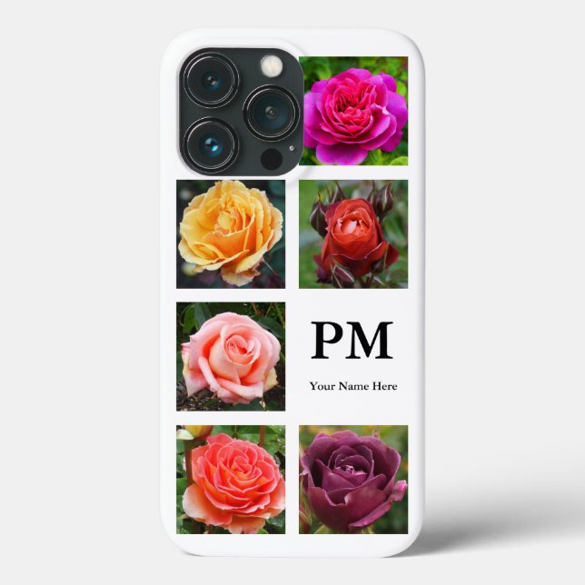 Roses Collage #1 iPhone 13 Pro Case (Back)