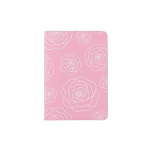 Roses contour Passport Holder