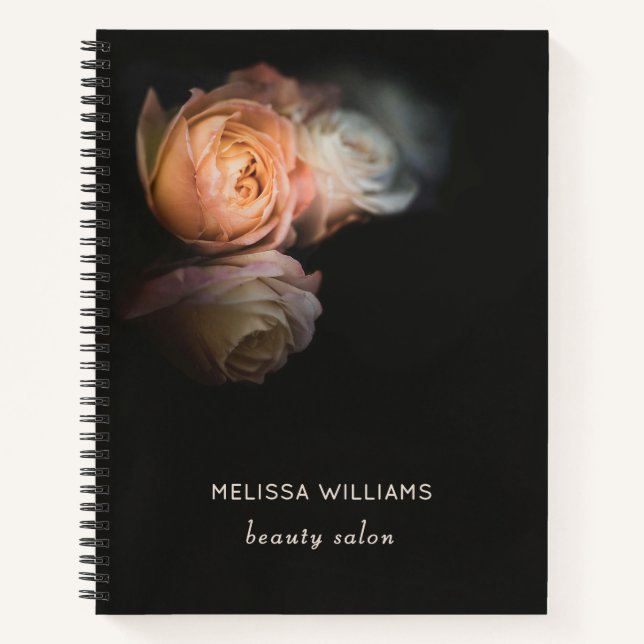 Roses Dark Romantic Notebook (Front)