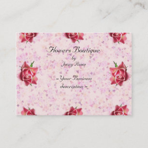 Roses Deco Florist Business Card