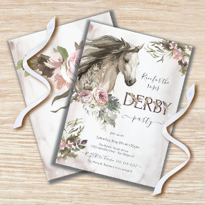 Roses Derby Horse Racing Party Invitation