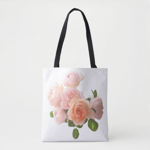 Roses Design Custom Modern Elegant Template Tote Bag