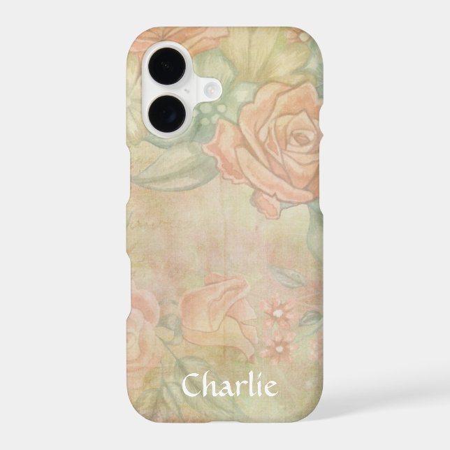 Roses Design Iphone Case (Back)