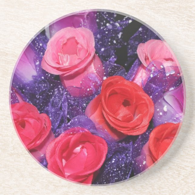 Roses Drink Coaster (Front)