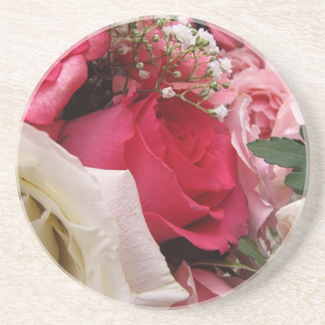 Roses Drink Coaster (Front)