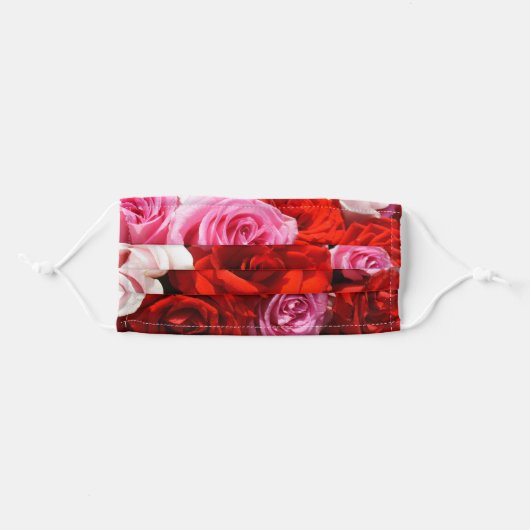 Roses Face Mask (Front, Folded)