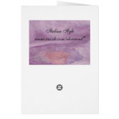 Roses Fairy Card (Back)