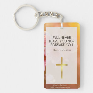 Roses & Faith 2 Keychain